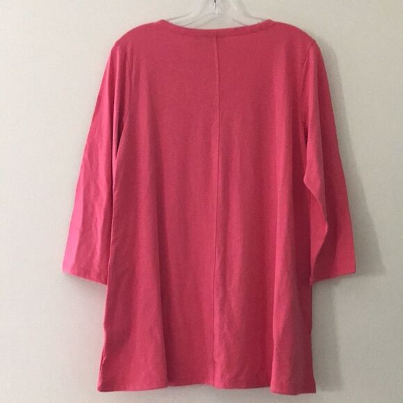 LOGO Principles by Lori Goldstein 3/4 Sleeve Cardigan - Picture 4 of 6